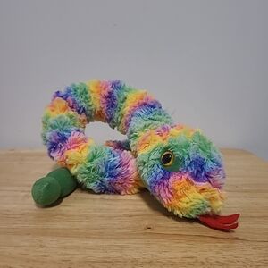 Rainbow Rattlesnake Plush Toy Stuffed Animal 36 Inches (Rattles) Snake